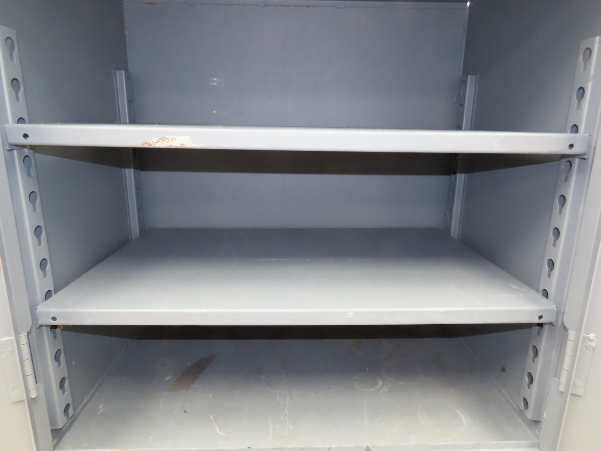 Durham Industrial Tool Storage Cabinet 12 GA Counter-Height 2 Shelf 36x24x36"