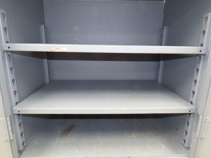 Durham Industrial Tool Storage Cabinet 12 GA Counter-Height 2 Shelf 36x24x36"
