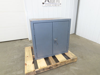 Durham Industrial Tool Storage Cabinet 12 GA Counter-Height 2 Shelf 36x24x36"