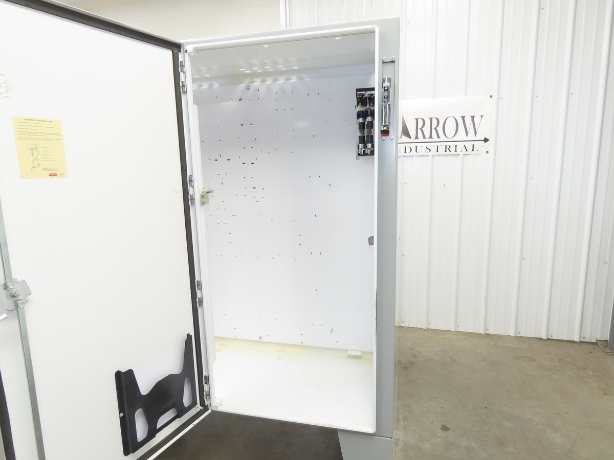 Hoffman A60X6124LPFTC Freestanding Electrical Enclosure 60x61x24" Dual Door