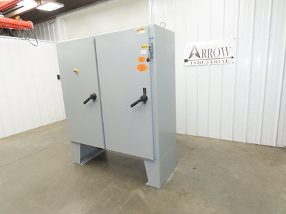 Hoffman A60X6124LPFTC Freestanding Electrical Enclosure 60x61x24" Dual Door