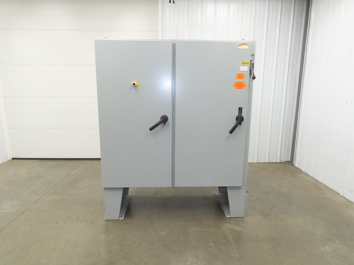 Hoffman A60X6124LPFTC Freestanding Electrical Enclosure 60x61x24" Dual Door