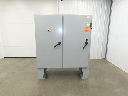 Hoffman A60X6124LPFTC Freestanding Electrical Enclosure 60x61x24" Dual Door