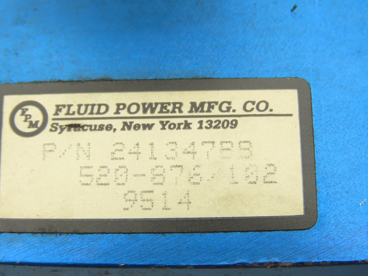 Fluid Power 241347BB Raymond Forklift Hydraulic Mast Control Valve Off DSS-350TT