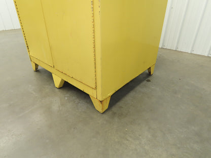 Eagle 9010 Flammable Liquid Safety Cabinet Yellow Dual Door 90 Gallon 43x34x70"