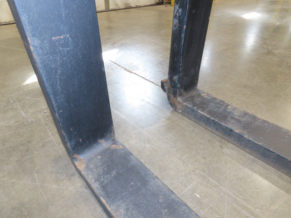 Arrow 732-5-96-3 Class 3  5"x 96" Steel Forklift Forks 20" Carriage 10000 Lb 8'