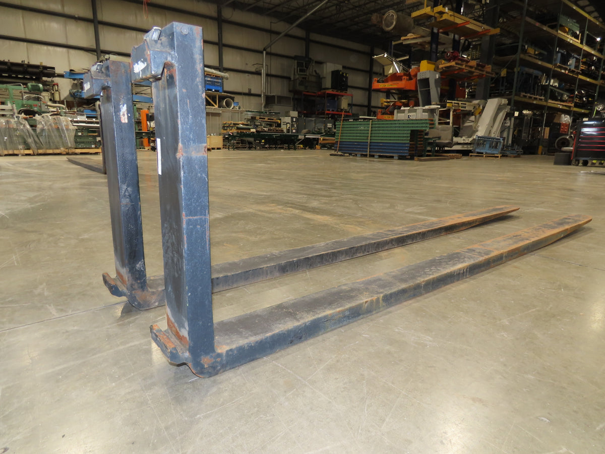 Arrow 732-5-96-3 Class 3  5"x 96" Steel Forklift Forks 20" Carriage 10000 Lb 8'