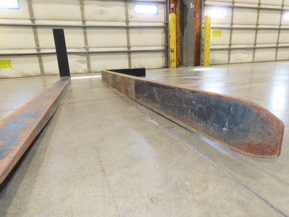 Arrow 732-5-96-3 Class 3  5"x 96" Steel Forklift Forks 20" Carriage 10000 Lb 8'