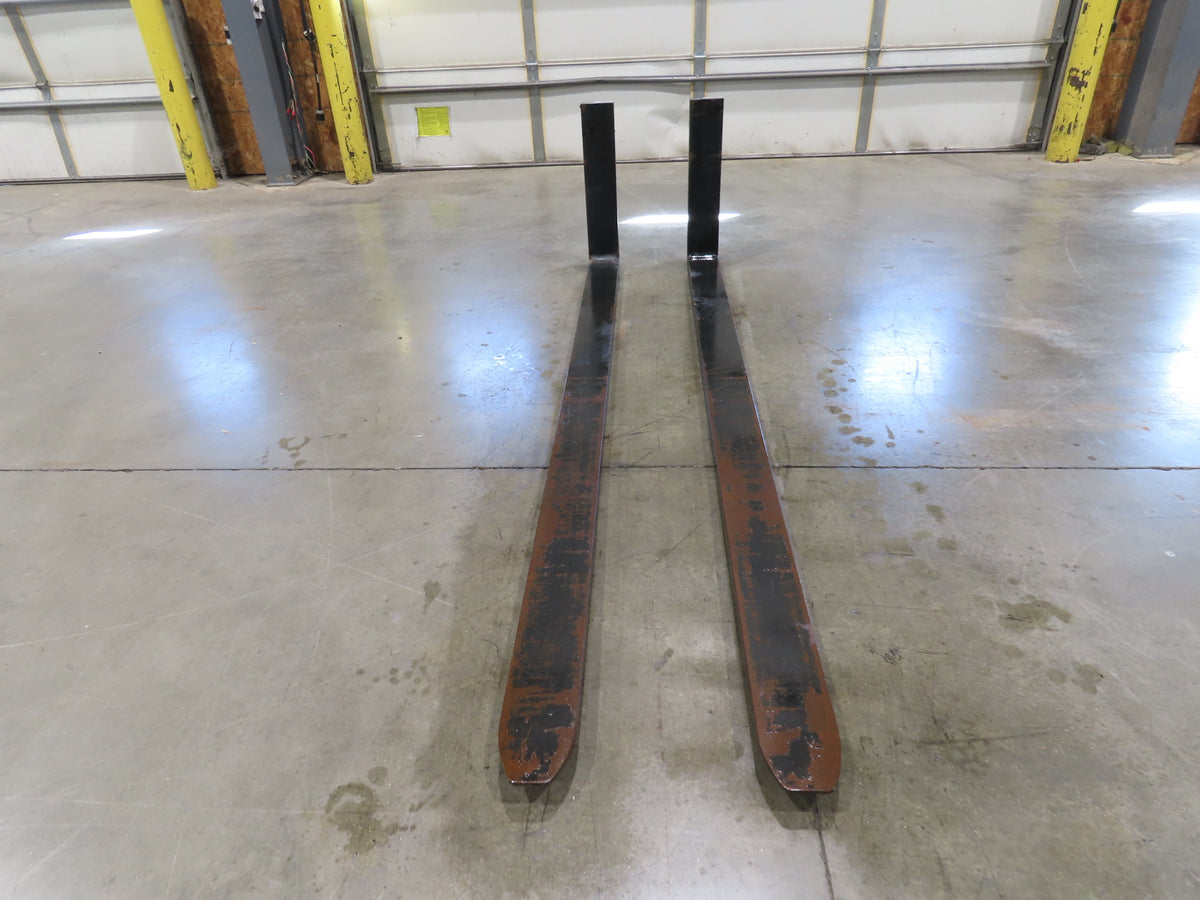 Arrow 732-5-96-3 Class 3  5"x 96" Steel Forklift Forks 20" Carriage 10000 Lb 8'