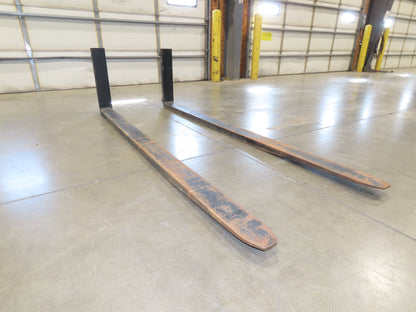 Arrow 732-5-96-3 Class 3  5"x 96" Steel Forklift Forks 20" Carriage 10000 Lb 8'