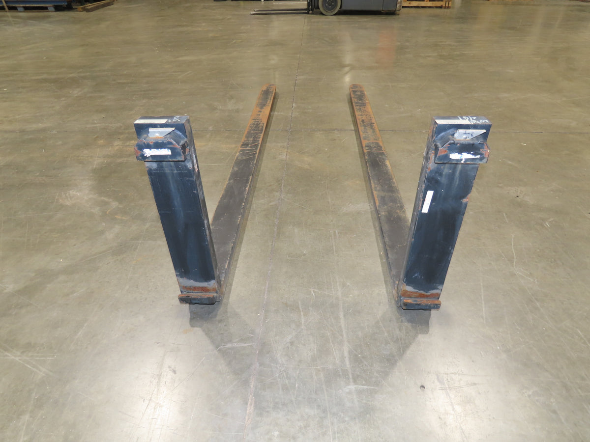 Arrow 732-5-96-3 Class 3  5"x 96" Steel Forklift Forks 20" Carriage 10000 Lb 8'