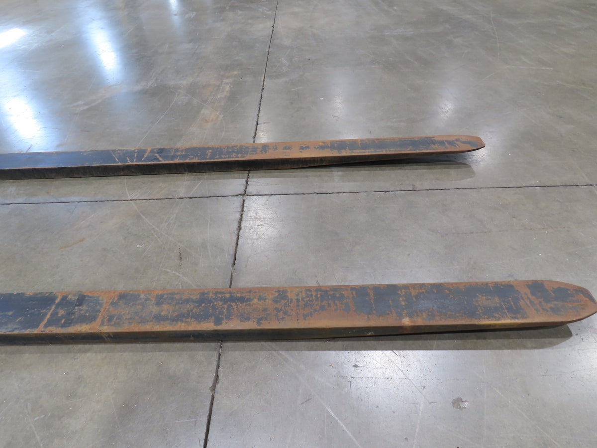 Arrow 732-5-96-3 Class 3  5"x 96" Steel Forklift Forks 20" Carriage 10000 Lb 8'