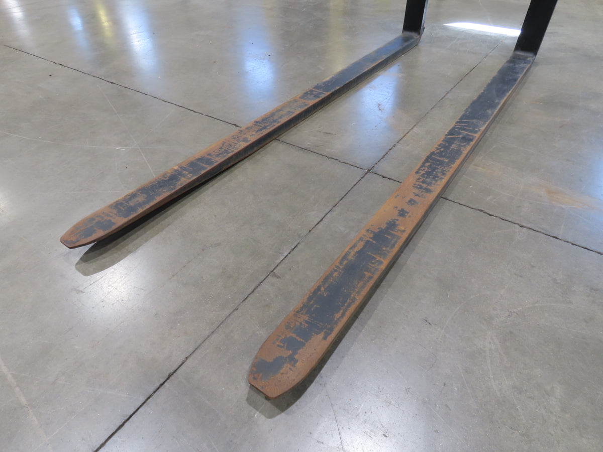 Arrow 732-5-96-3 Class 3  5"x 96" Steel Forklift Forks 20" Carriage 10000 Lb 8'