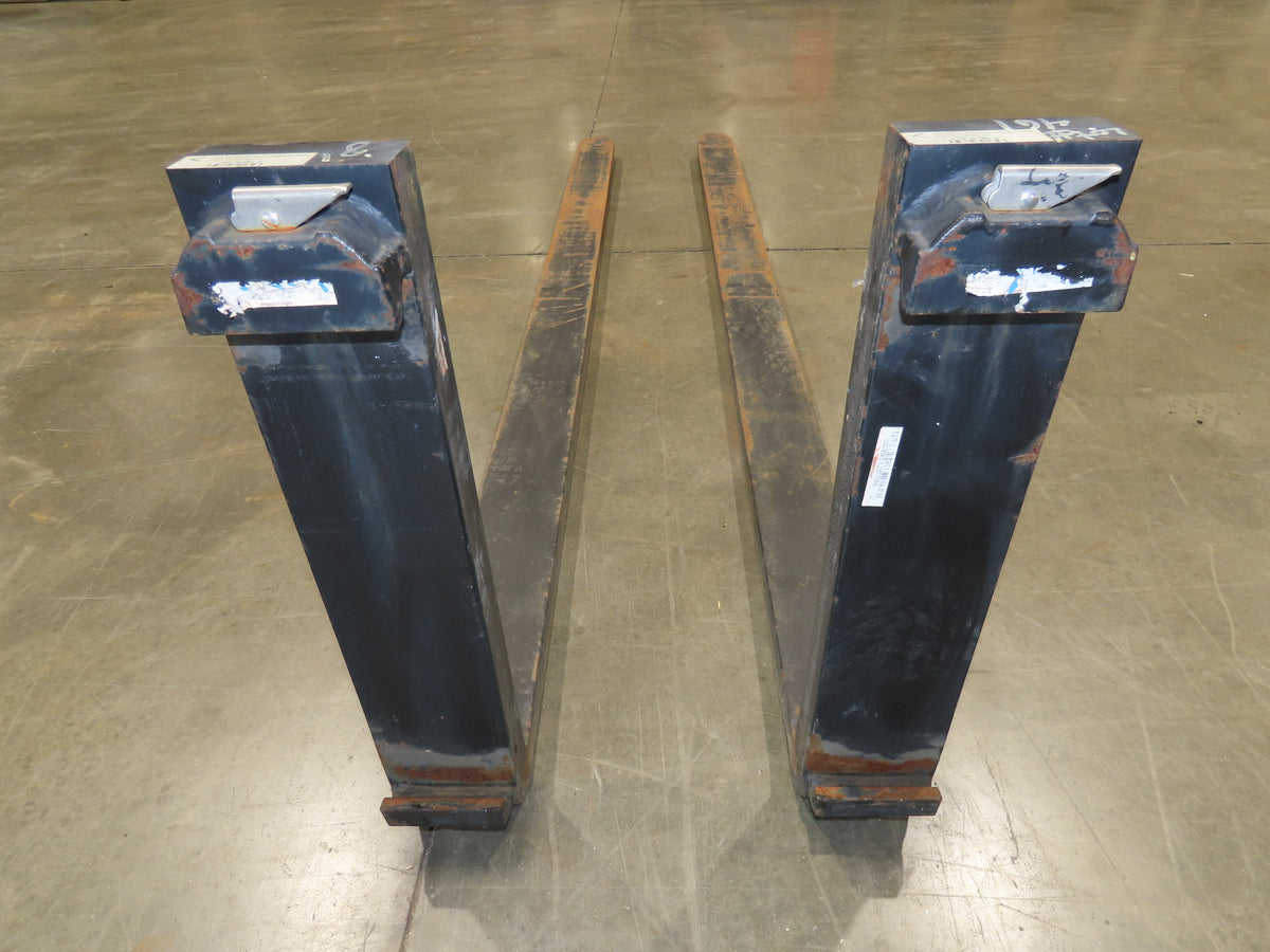 Arrow 732-5-96-3 Class 3  5"x 96" Steel Forklift Forks 20" Carriage 10000 Lb 8'