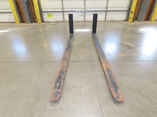 Arrow 732-5-96-3 Class 3  5"x 96" Steel Forklift Forks 20" Carriage 10000 Lb 8'