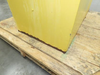 Justrite 25450 Yellow Flammable Safety Cabinet Manual Close 45 Gallon Liquid