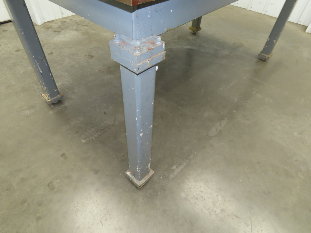 Vintage Precision Steel Welding Layout Table 72x36" Cast Iron 2" Thick Top
