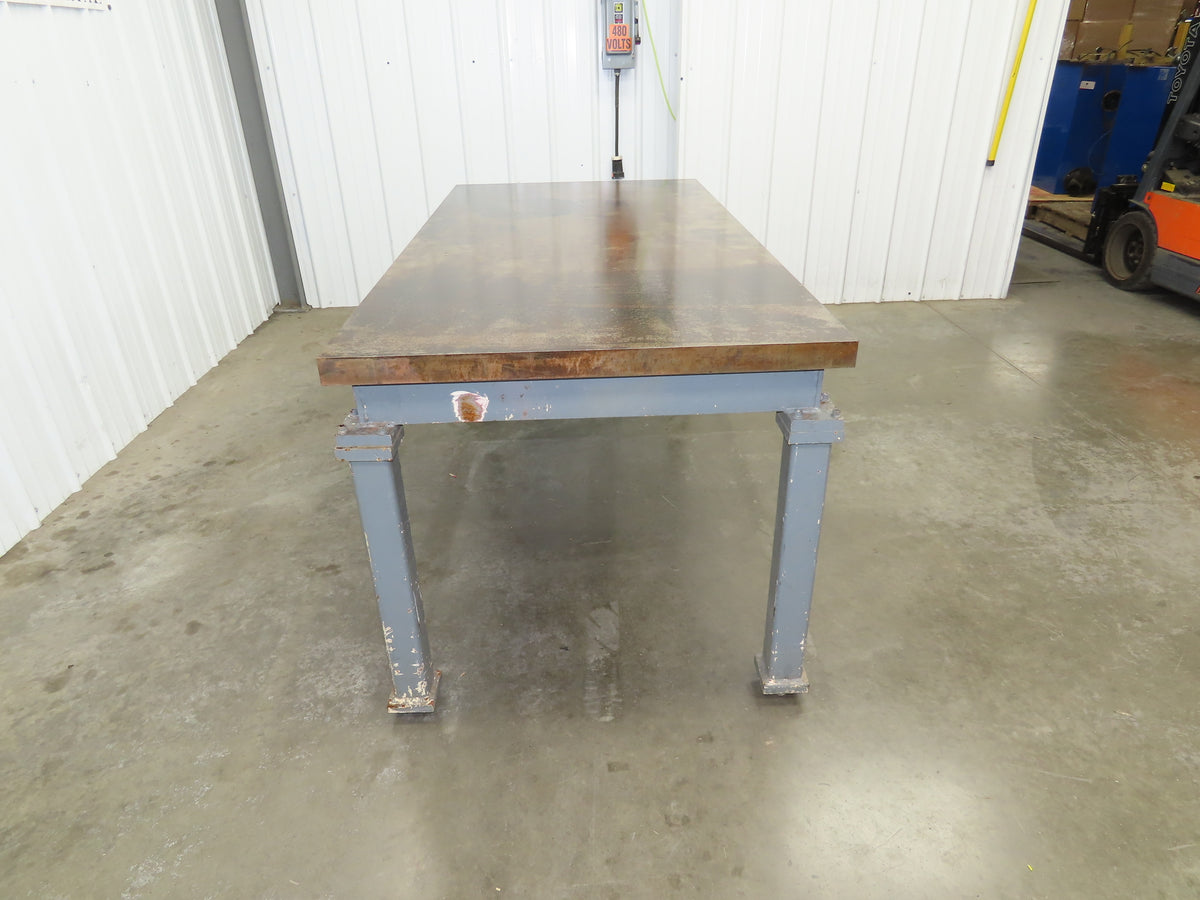 Vintage Precision Steel Welding Layout Table 72x36" Cast Iron 2" Thick Top