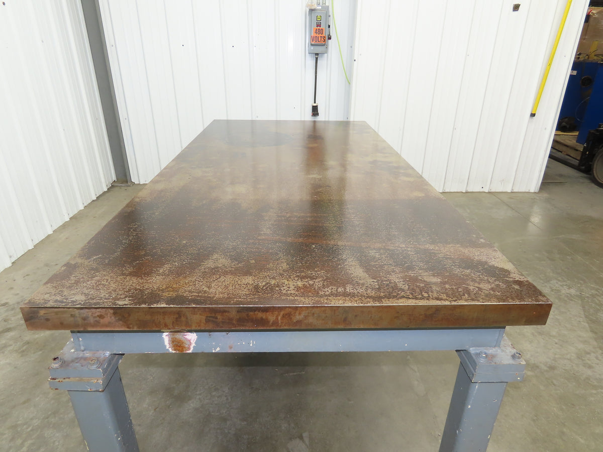 Vintage Precision Steel Welding Layout Table 72x36" Cast Iron 2" Thick Top