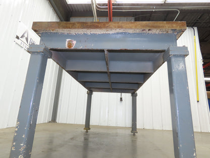 Vintage Precision Steel Welding Layout Table 72x36" Cast Iron 2" Thick Top