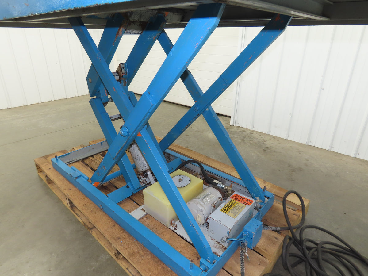 American Hydraulic Scissor Lift Table 6000lb 96x48" Top 36" Travel 230/460V 3Ph
