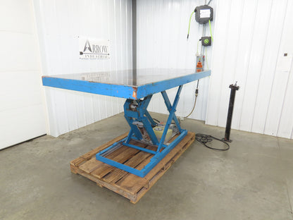 American Hydraulic Scissor Lift Table 6000lb 96x48" Top 36" Travel 230/460V 3Ph