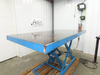American Hydraulic Scissor Lift Table 6000lb 96x48" Top 36" Travel 230/460V 3Ph