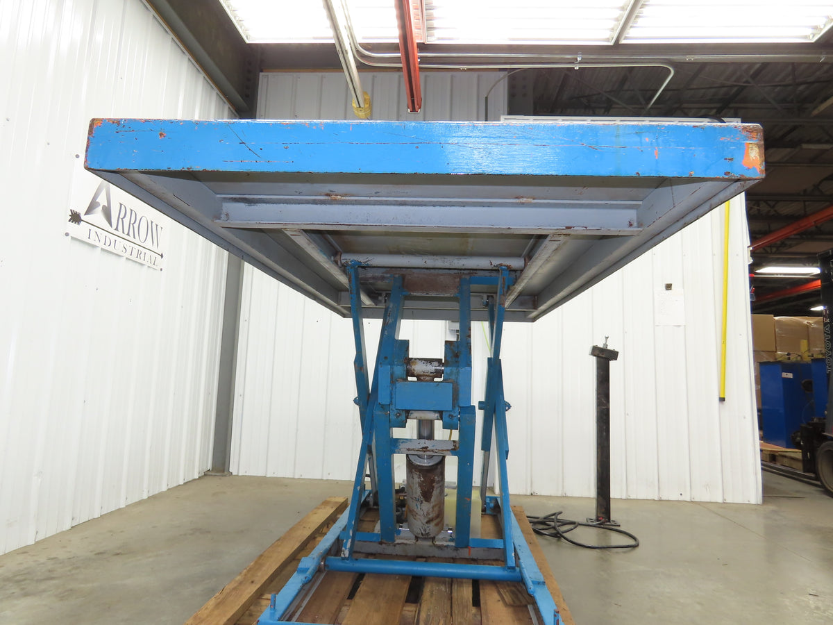 American Hydraulic Scissor Lift Table 6000lb 96x48" Top 36" Travel 230/460V 3Ph