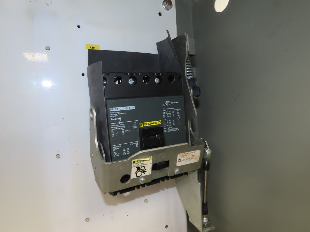 Saginaw SCE-48XEL3716LP Freestanding Electrical Enclosure 48x37x16" 50A Breaker