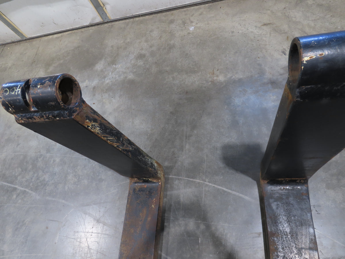 8"x 12' Telehandler Forklift Forks Pin Type Shaft Mount 144"L 19500 lb