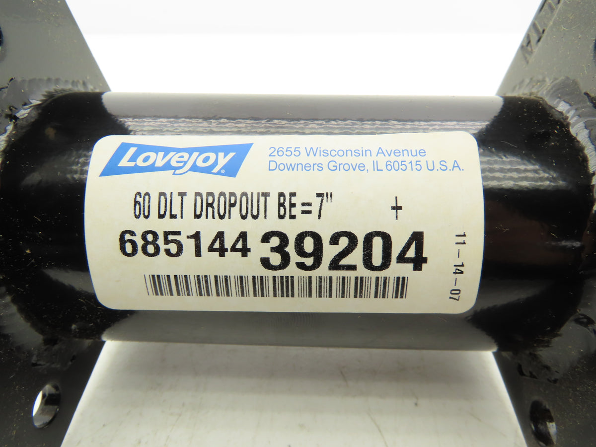 Lovejoy 60DLT Dropout BE=7" Spacer Dropout Coupling Spool Type 3 Length 5-1/4"