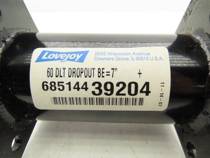 Lovejoy 60DLT Dropout BE=7" Spacer Dropout Coupling Spool Type 3 Length 5-1/4"
