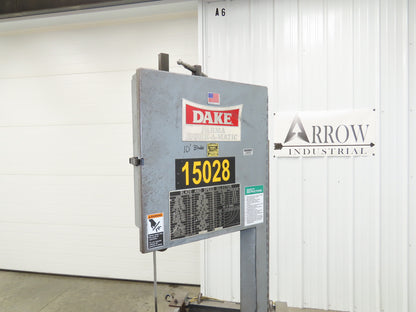 Dake Parma Work-A-Matic Vertical Bandsaw Gravity Feed 9" Throat 3/4Hp 3Ph Metal