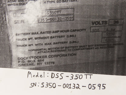 Raymond 223-000-803/001 A Dockstocker Forklift Lift Driver PCB Off DSS-350TT
