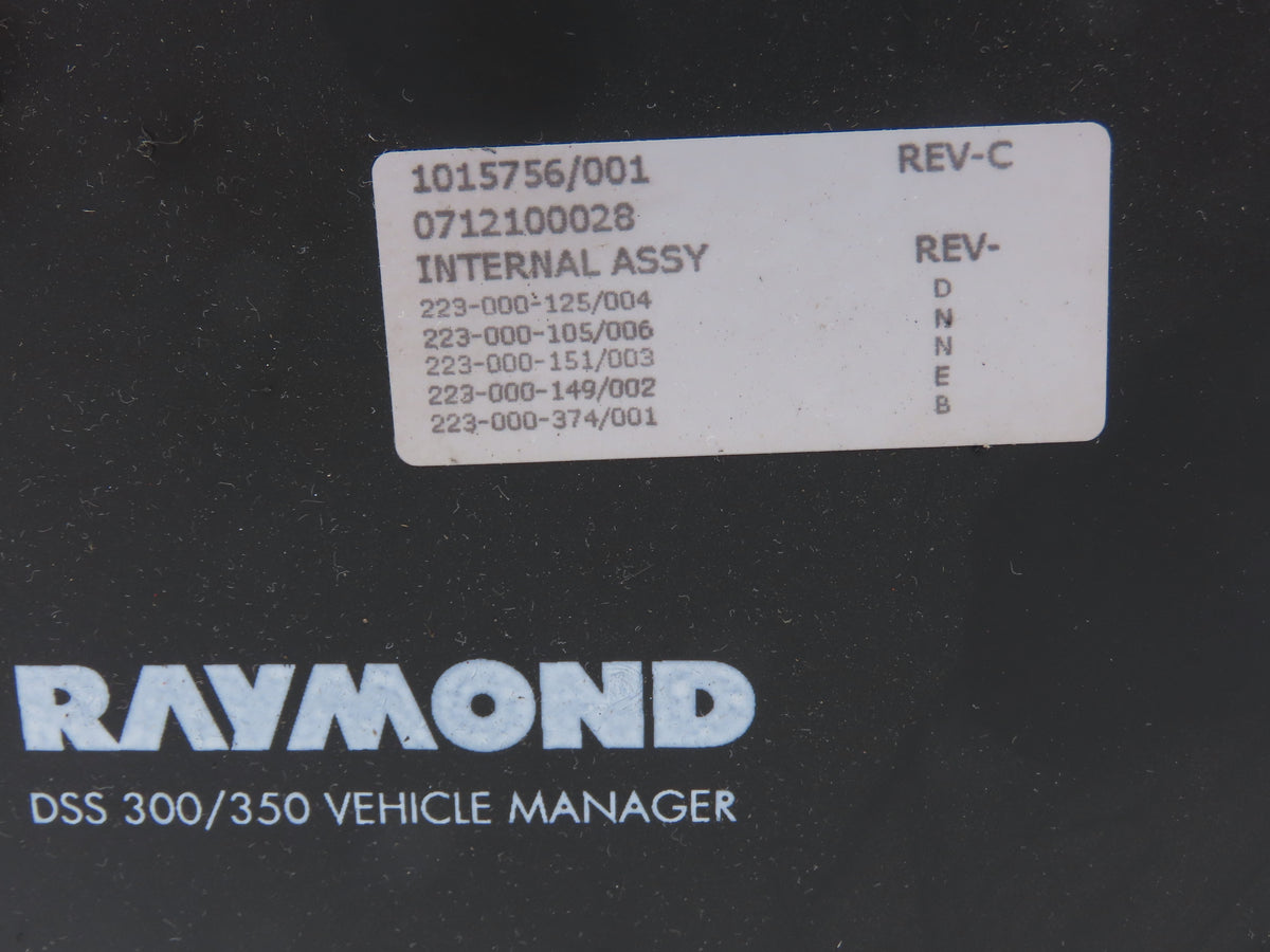 Raymond 1015756/001 Dockstocker Forklift DSS300/350 Vehicle Manager Off DSS350TT