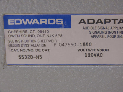 Edwards 5532B-NS Adaptatone Millennium Remote Speaker Amplifier High-Decibel