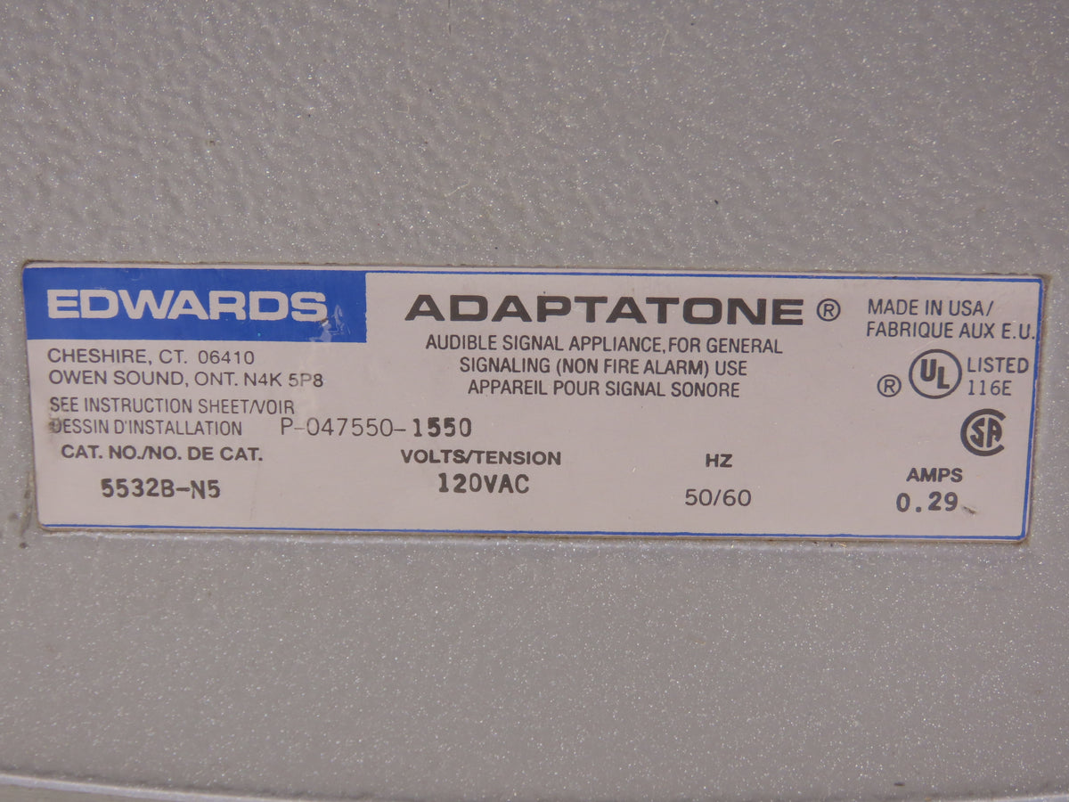 Edwards 5532B-NS Adaptatone Millennium Remote Speaker Amplifier High-Decibel