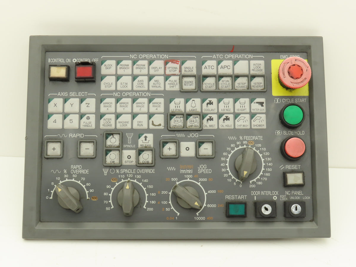Okuma MPN7000M-S Operator Control Panel E0105-566-103-3