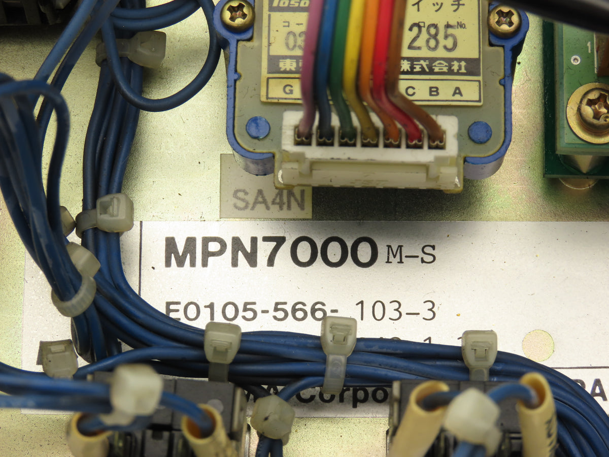 Okuma MPN7000M-S Operator Control Panel E0105-566-103-3
