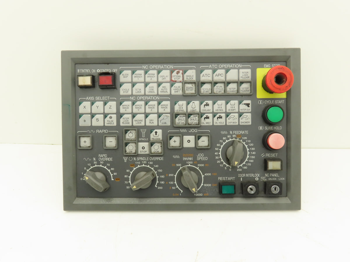 Okuma MPN7000M-S Operator Control Panel E0105-566-103-3