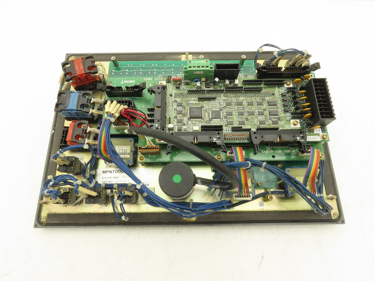 Okuma MPN7000M-S Operator Control Panel E0105-566-103-3