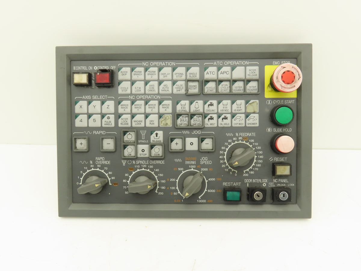 Okuma MPN7000M-S Operator Control Panel E0105-566-103-3