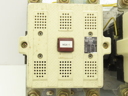 Fuji SC-10N Reversing Contactor 150 Hp 3 Ph 660 VAC 200-250 VAC 200-220VDC