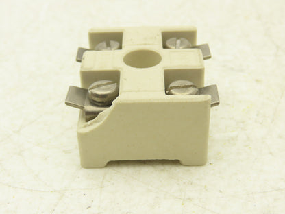 Weco 560 Ceramic Terminal Block 2-Pole 380V 1-1/4"x 1-9/16"  Lot of 5