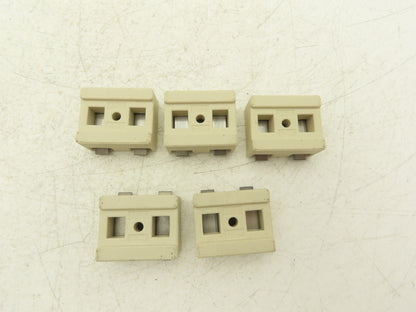 Weco 560 Ceramic Terminal Block 2-Pole 380V 1-1/4"x 1-9/16"  Lot of 5