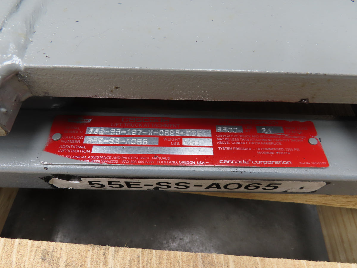 Raymond Forklift Mast 185" 3-Stage Class 2 Electric 3500lbs Off DSS-350TT