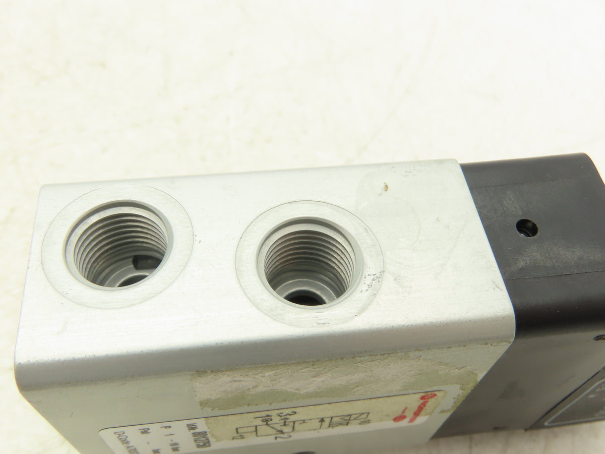 Norgren 8012750 Pneumatic Solenoid Valve 3/2-Pos 24 VDC 145 PSI 1/4" NPT