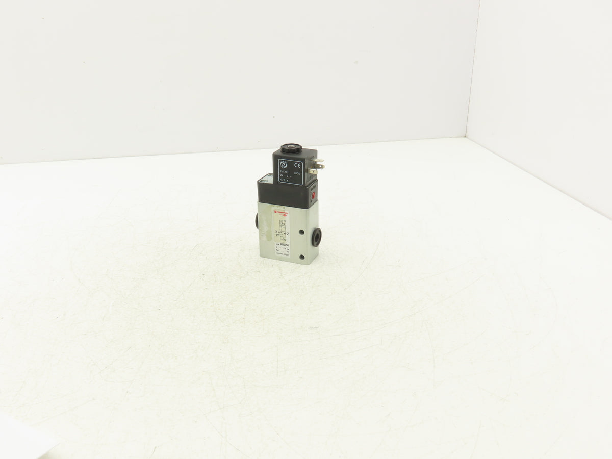 Norgren 8012750 Pneumatic Solenoid Valve 3/2-Pos 24 VDC 145 PSI 1/4" NPT