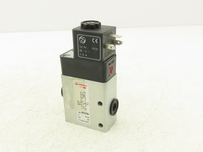 Norgren 8012750 Pneumatic Solenoid Valve 3/2-Pos 24 VDC 145 PSI 1/4" NPT