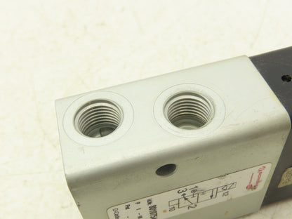 Norgren 8010754 Pneumatic Solenoid Valve 3/2-Pos 24 VDC 145 PSI 1/4" NPT